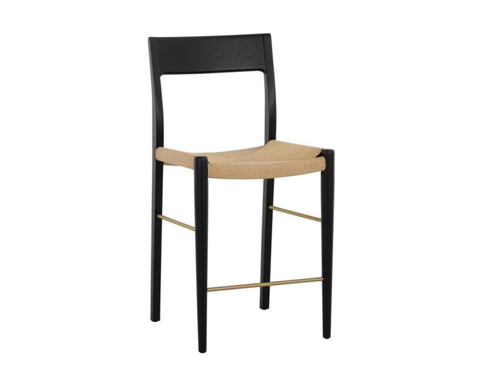 BONDI COUNTER STOOL - BLACK by Sunpan
