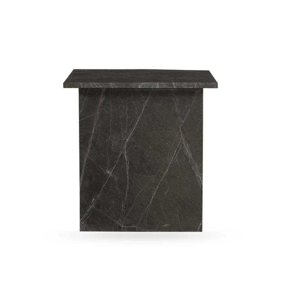 Bexly Marble Square End Table - Green by Classic Home