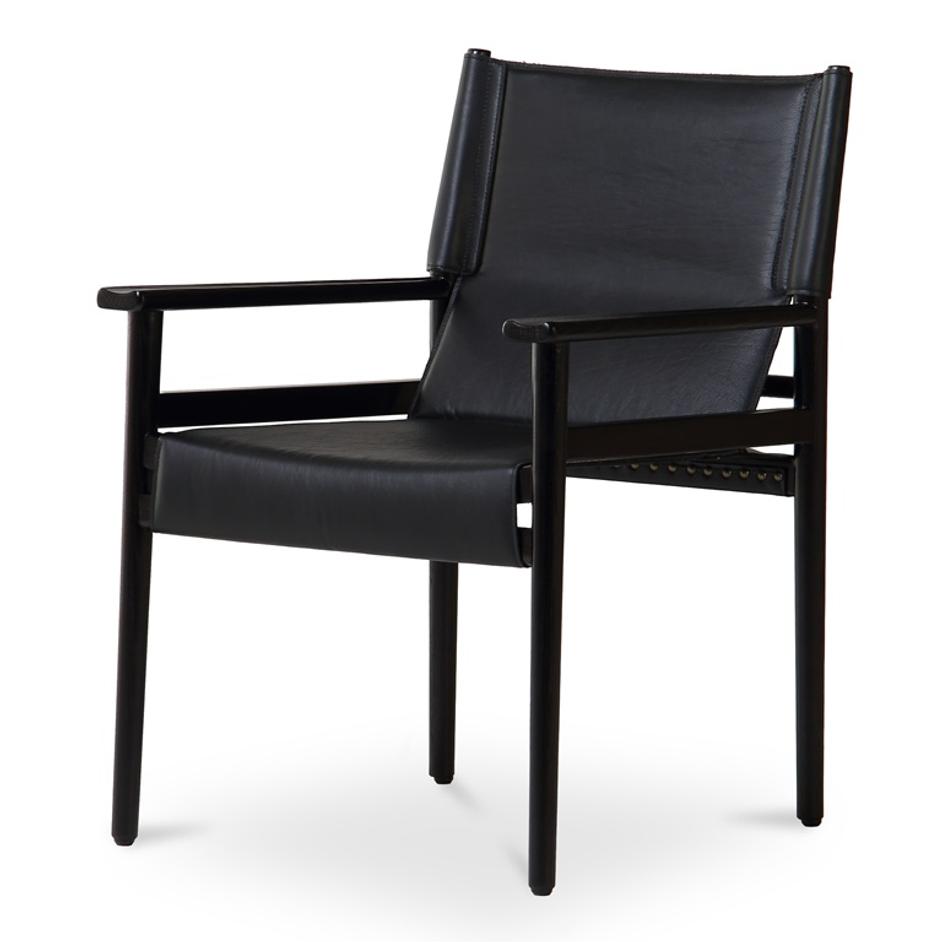 REMY DINING CHAIR BLACK by Moes Home