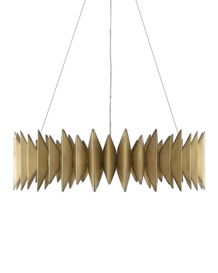 Potter Chandelier In Aurora Antique by Currey & Company