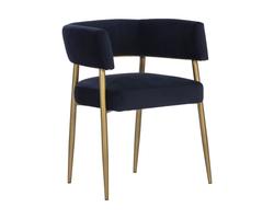 Maestro Dining Armchair - Abbington Navy by Sunpan