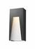 Millenial 1 Light Outdoor Wall Light in Black Silver Finish by Z-Lite