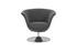 Autumn Swivel Chair, Vintage Dark Gray by PHILLIPS COLLECTION