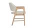 MILTON DINING ARMCHAIR - LIGHT WASH - MINA IVORY by Sunpan