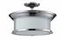 Sonna 3 Light Semi Flush Mount in Chrome Finish by Z-Lite