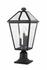 Talbot 3 Light Outdoor Pier Mounted Fixture in Black Finish by Z-Lite