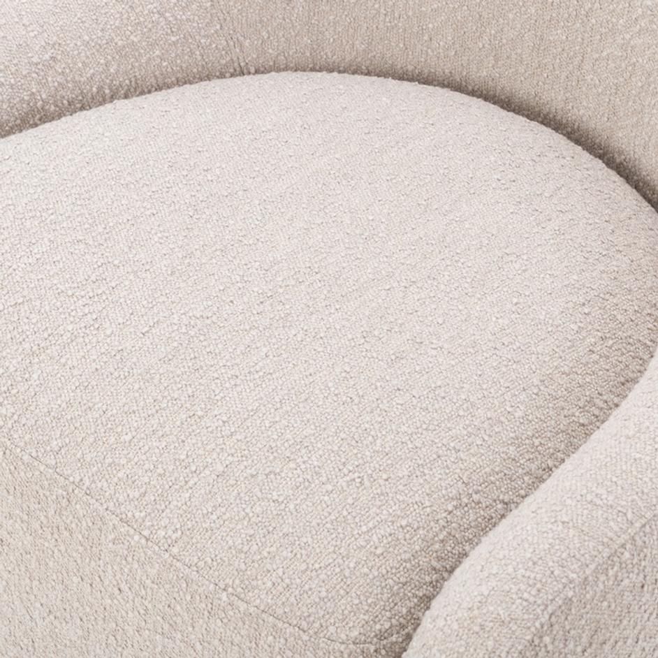 Levi Swivel Chair In Knoll Sand by FOUR HANDS