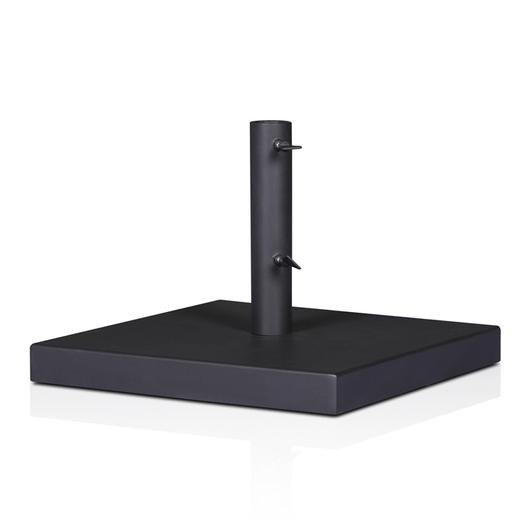 Baska Outdoor Umbrella Stand - Black Stainless Steel by Four Hands