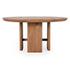 Selena 60" Round Dining Table Umber by Classic Home