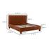 Ichigo King Bed Deep Orange by Moes Home
