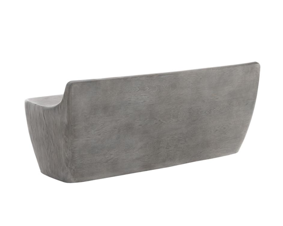 LEDGER BENCH - ASH GREY WOOD LOOK by Sunpan