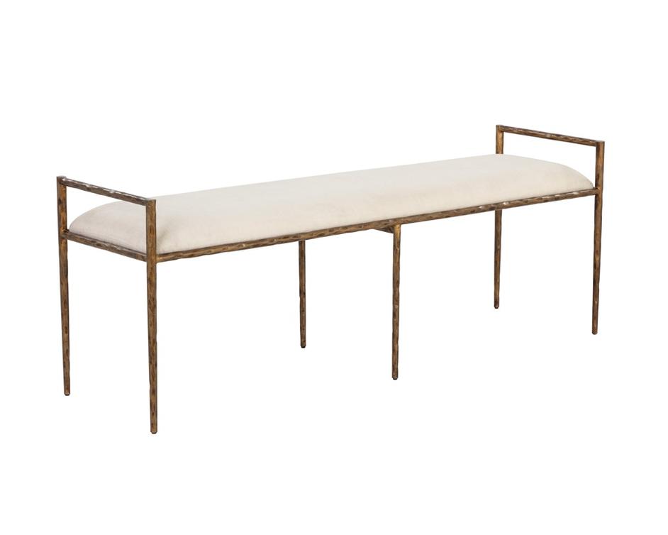 ESAI BENCH - ZENITH ALABASTER by Sunpan