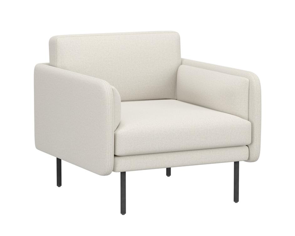 LUELLA ARMCHAIR - MINA IVORY by Sunpan
