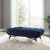 Scholar 47.5" Performance Velvet Bench In Midnight Blue by Modway Furniture