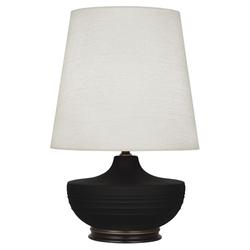 Matte Dark Coal Michael Berman Nolan Table Lamp by Robert Abbey