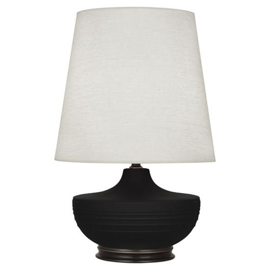 Matte Dark Coal Michael Berman Nolan Table Lamp by Robert Abbey