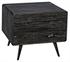 Bart Chest in Cinder Black Mindi and Veneer with Brass Pulls by Noir Furniture