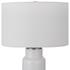 Albany White Farmhouse Table Lamp by Uttermost