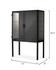 Chauncey Wide Curio Bar Iron Cabinet by Jamie Young