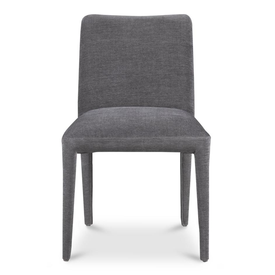 CALLA DINING CHAIR DARK GREY-M2 by Moes Home