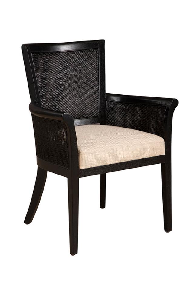 Black Gimble Arm Chair by Furniture Classics