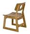 Buraco Teak Chair with Satin Gloss Finish by Noir Furniture