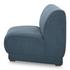 Fraser Wedge Slipper Chair Deep Blue by Moes Home