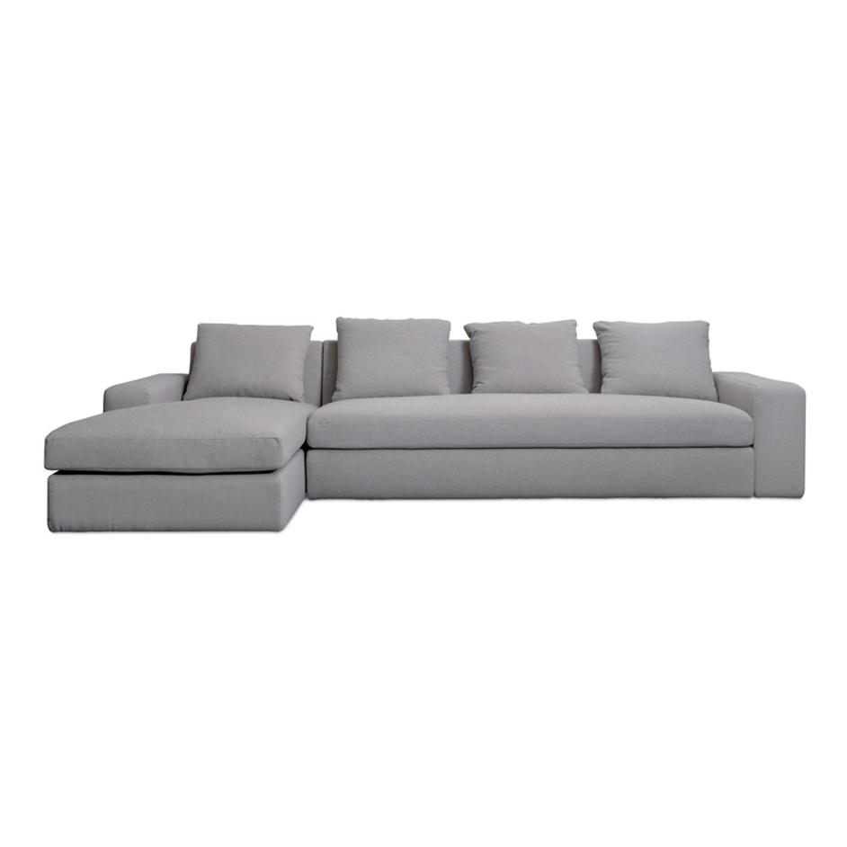 Thomas Left Sectional Grey by Moes Home