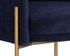 RICHIE DINING ARMCHAIR - ANTIQUE BRASS - DANNY NAVY by Sunpan
