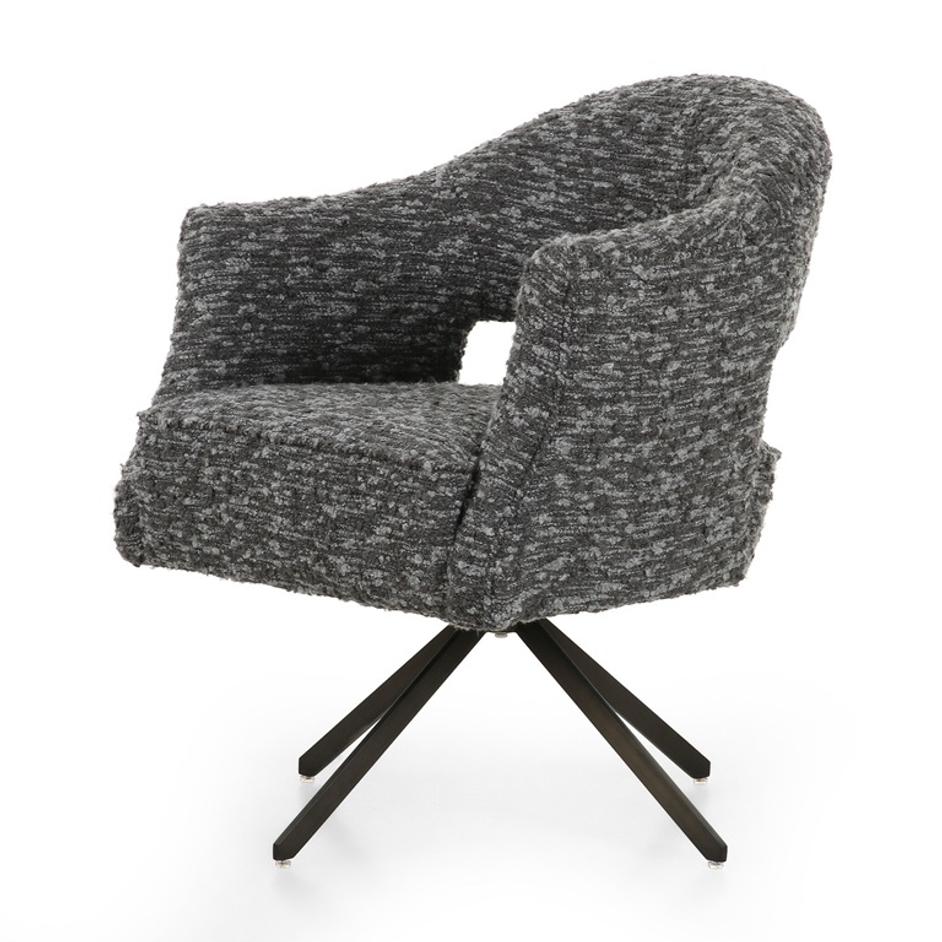 Adara Desk Chair - Solema Charcoal by Four Hands