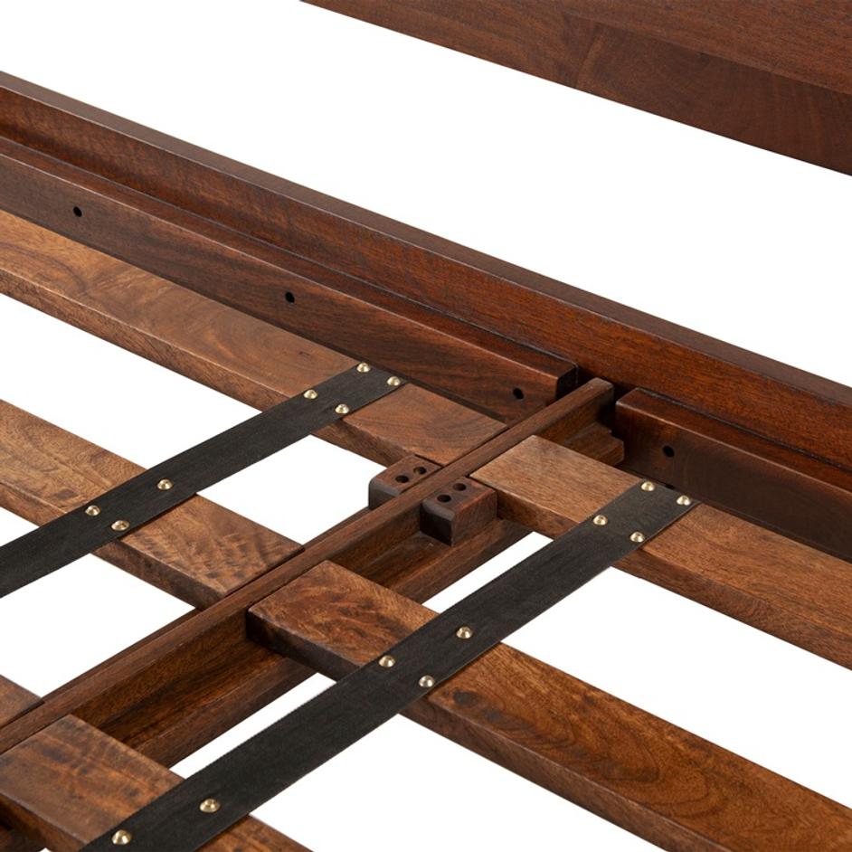 Cosmopolitan Queen Bed, Honey Brown by Home Trends & Design