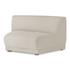 Fraser Wedge Slipper Chair Off White by Moes Home