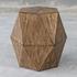 Volker Honey Geometric Accent Table by Uttermost