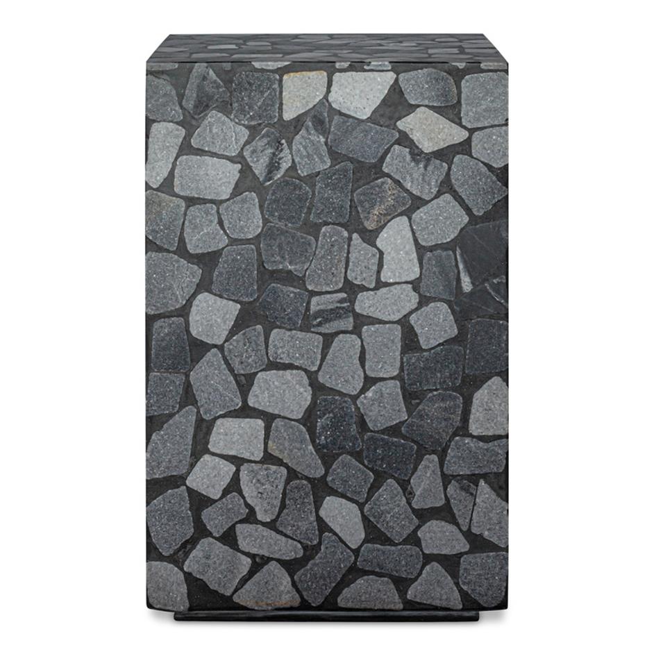 Kiri Outdoor Side Table Black by Moes Home
