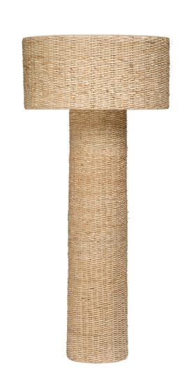 Big Island Woven 2-Light Floor Lamp, Natural by Jamie Young
