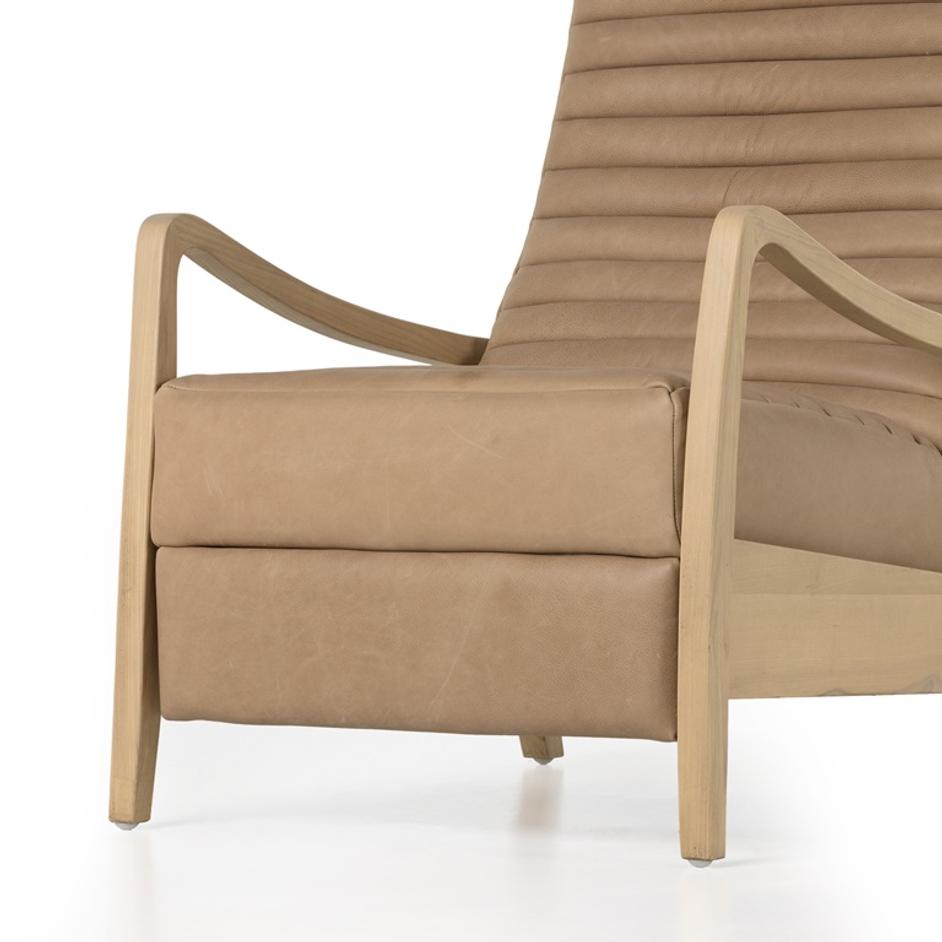 Chance Recliner In Palermo Nude by FOUR HANDS