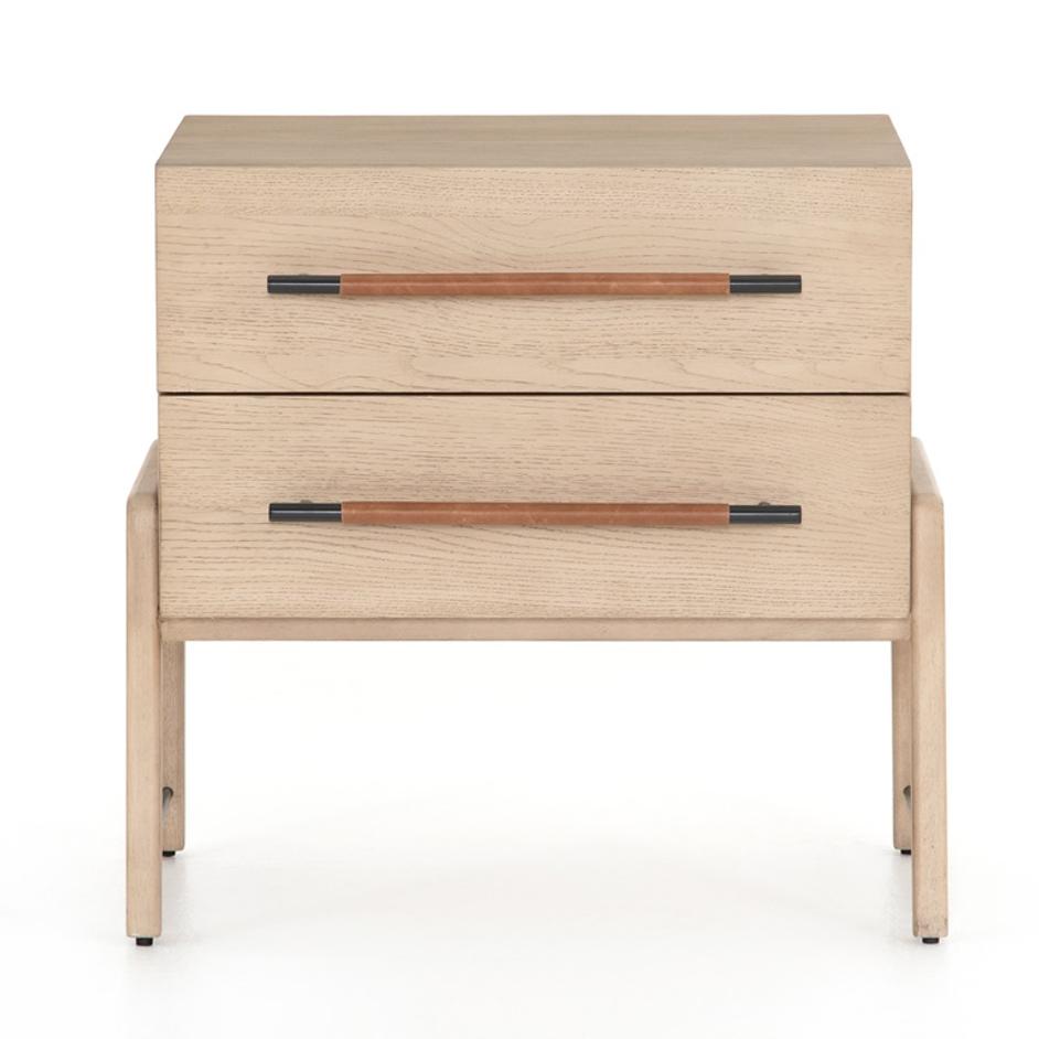 Rosedale Nightstand In Yucca Oak Veneer by FOUR HANDS