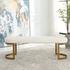 Infinity Gold Bench by Uttermost