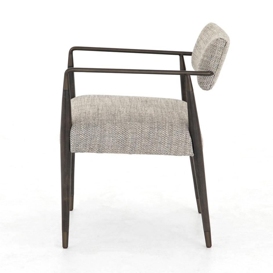 Waldon Dining Chair-Thames Coal by FOUR HANDS