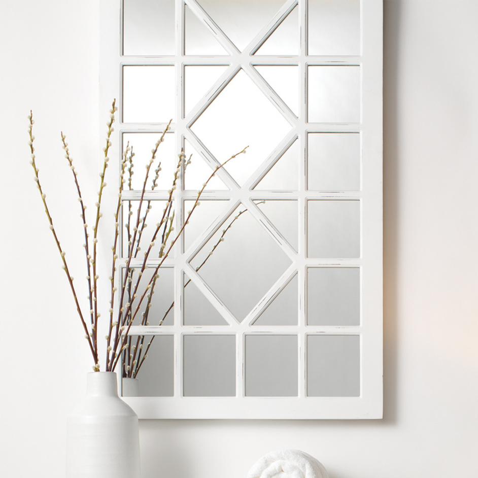 Virginia Wood Rectangle Wall Mirror by Jamie Young