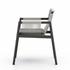 Shuman Outdoor Dining Chair In Charcoal by FOUR HANDS