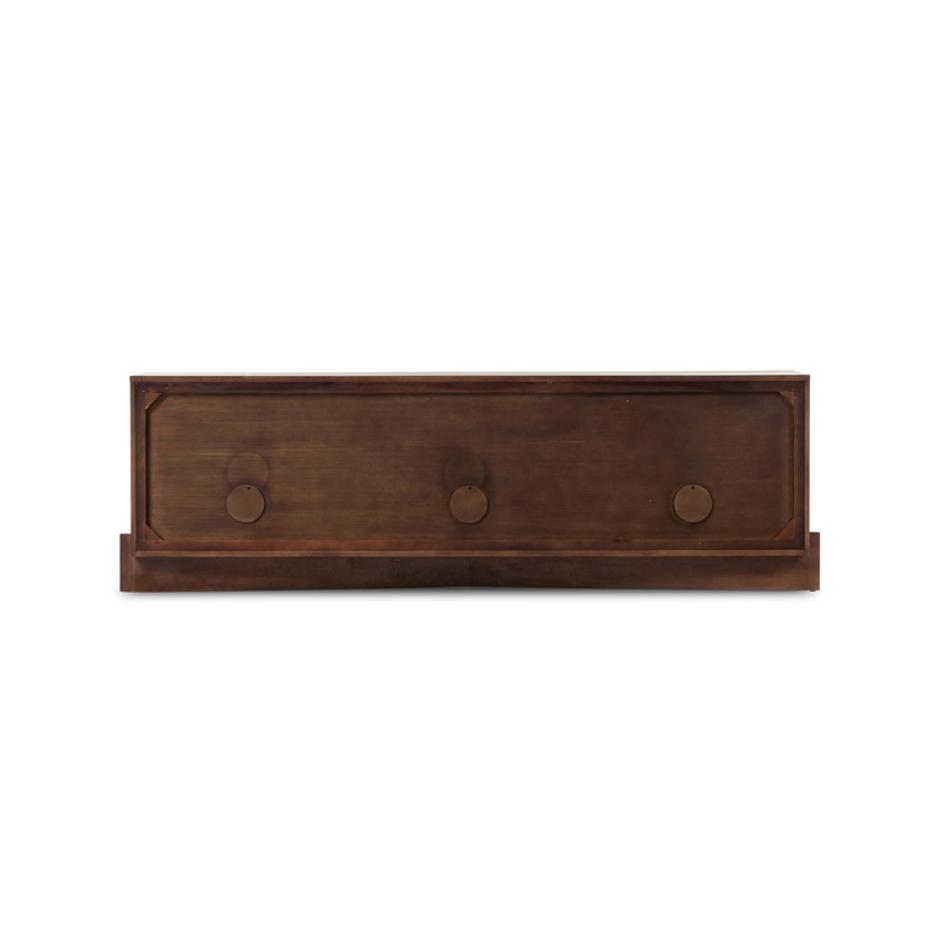 Castillo Media Console In Chestnut Parawood by FOUR HANDS