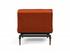 DUBLEXO CHAIR in ELEGANCE PAPRIKA FABRIC WITH Dark Wood LEGS 506 by INNOVATION USA