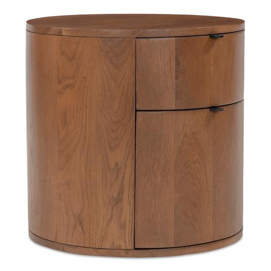 Theo Two Drawer Nightstand Brown by Moes Home
