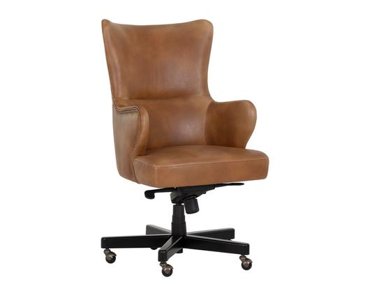 HUBERT OFFICE CHAIR - TOBACCO TAN by Sunpan