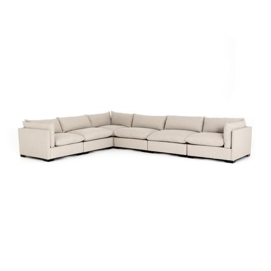 Westwood 6-Pc Sectional-Bennett Moon by FOUR HANDS