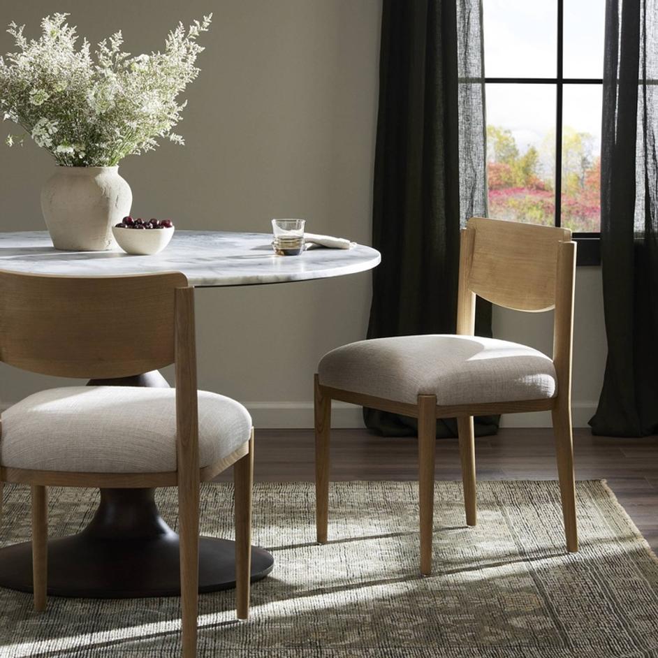 Piran Dining Chair In Essence Natural And Natural Nettlewood And Natural Ash Veneer by Four Hands