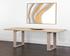 THANUS DINING TABLE - LIGHT OAK - 94.5" by Sunpan