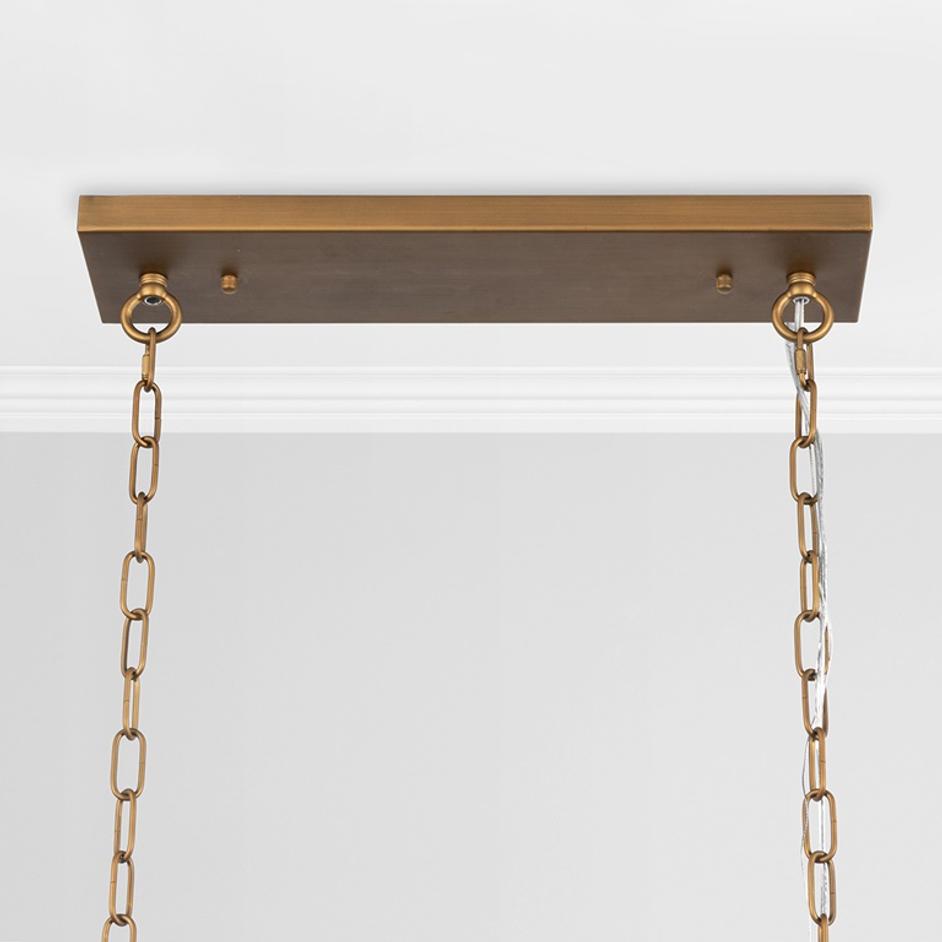 Tressia Chandelier Brass by Classic Home