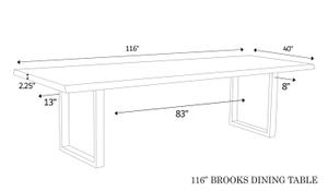 Brooks Dining Table by Urbia Imports